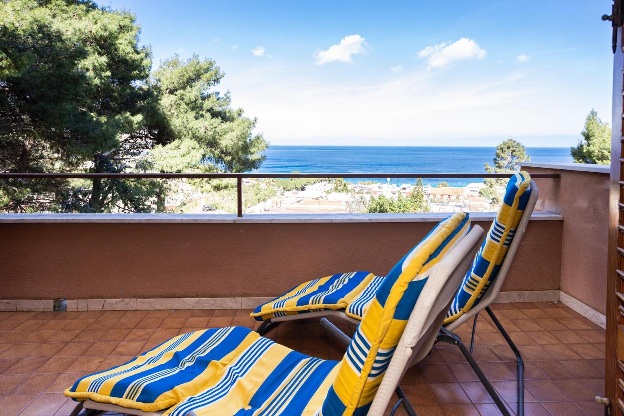 Villa Nel Verde Sul Mare, Mondello, Palermo Exteriér fotografie