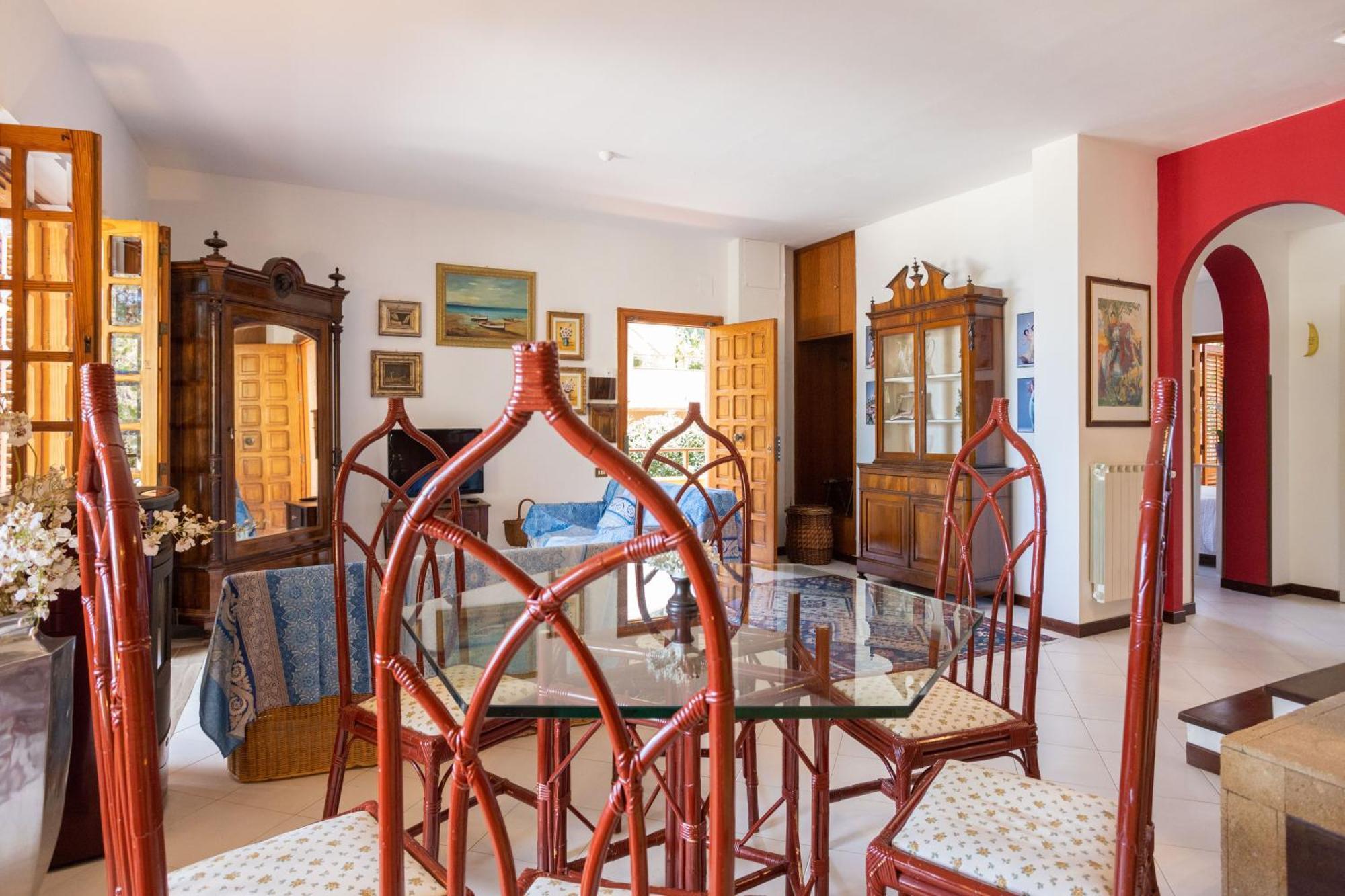 Villa Nel Verde Sul Mare, Mondello, Palermo Exteriér fotografie