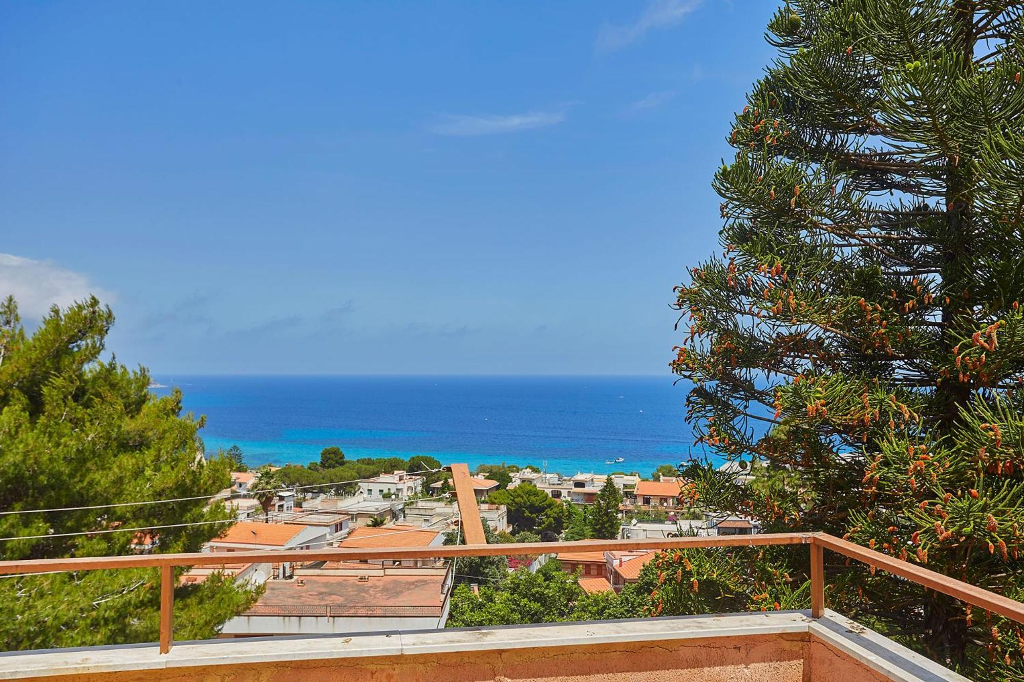 Villa Nel Verde Sul Mare, Mondello, Palermo Exteriér fotografie